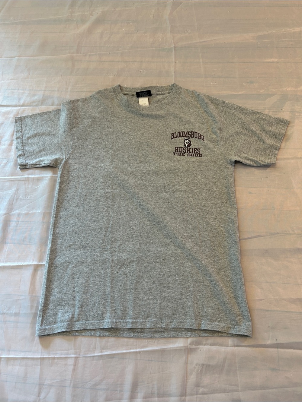 Vintage Jansport Gray Bloomsburg Huskies Short-Sleeve Tee